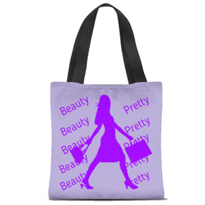 Tas Tote Fullprint Beautiful Shopper