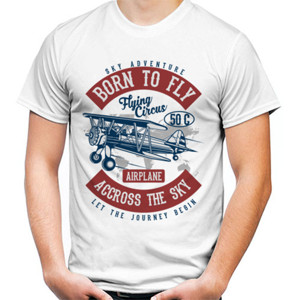 Kaos pesawat born to fly