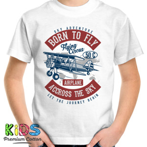 Kaos pesawat born to fly