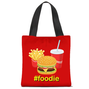 Tas Tote Fullprint Foodie Burger Set Menu