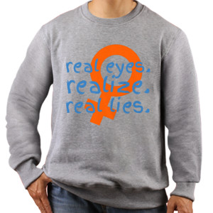 Jaket Sweater Real Eyes Realize Real Lies