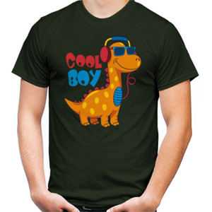 Kaos Cool Boy Dinosaurs