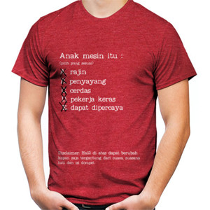 Kaos Anak mesin