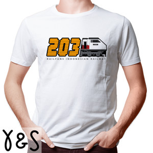 Kaos T-Shirt Lokomotif CC 203