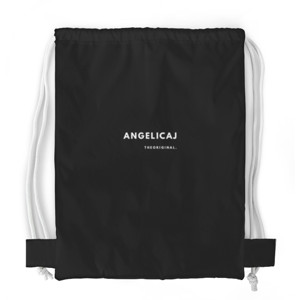 Tas Serut Fullprint Tas Serut Angelica - Black