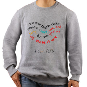 Jaket Sweater 1 cor 13 : 13