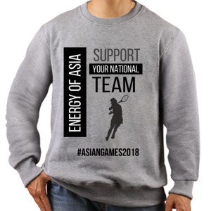 Jaket Sweater Kaos Asian Games Support Your Team