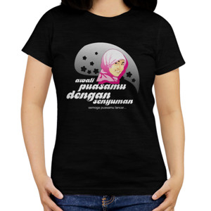 Kaos Design Awali Puasamu Dengan Senyuman