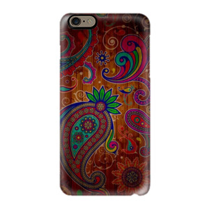 Iphone 6+ Hardcase Wooden Flower Casing HP