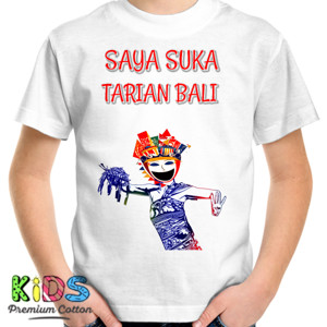 Kaos Saya suka tarian bali