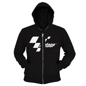 Hoodie Zipper Logo Motogp 2022 Black