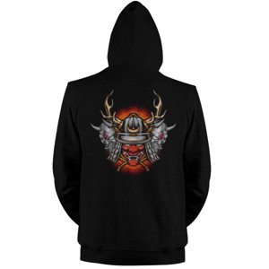 Jaket Hoodie Hoodie Samurai Helmet - Premium Desain
