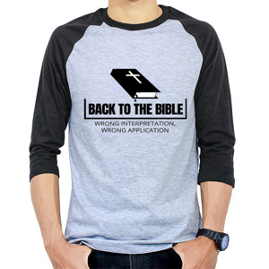Kaos Raglan BACK TO THE BIBLE