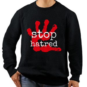 Jaket Sweater stop hatred