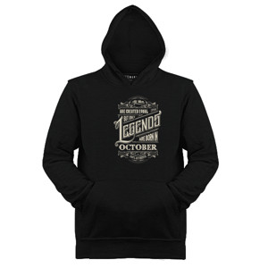 Jaket Hoodie The legend born october