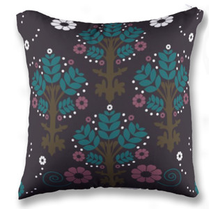 Bantal Bantal Floral Ornament 01