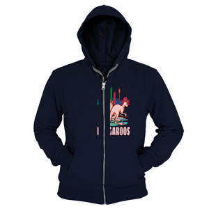 Hoodie Zipper Kangaroos T-Shirt 