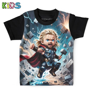 Kaos Anak Full-Print Avenger Kid Thor