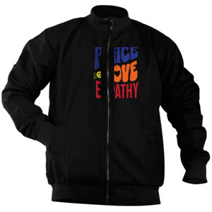 Jaket Bomber Peace Love Empathy