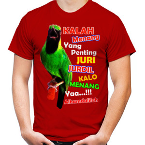 Kaos Burung Cucak Ijo