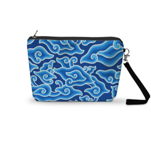 Pouch Trapesium Mega mendung batik