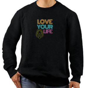 Jaket Sweater Love Your Life Leo