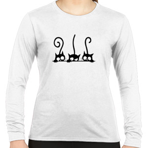 Kaos Kaos Cat Lover tiga Kucing three cat t-shirt