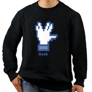 Jaket Sweater Geek Hand ( funny nerd )