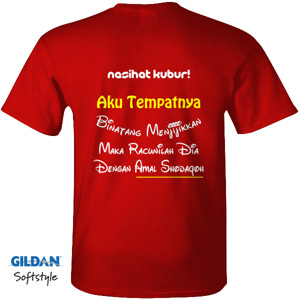 Kaos Baju Seri Pesan Alam Kubur - Sedekah #7