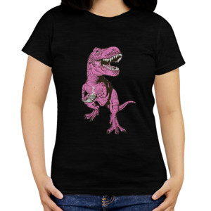 Kaos Dinosaurus ngopi