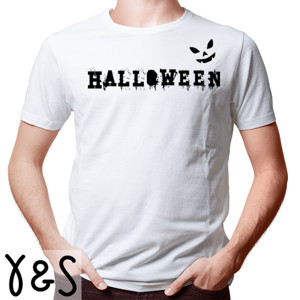 Kaos V Neck Halloween