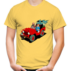 Kaos Tintin Black Gold