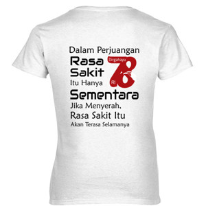 Kaos Rasa Sakit Dalam Perjuangan