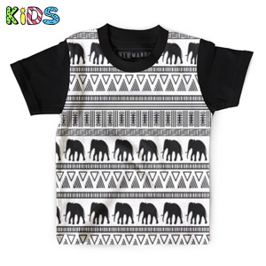 Kaos Anak Full-Print kaos anak fullprint batik animals patttern