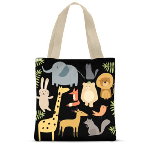 Tas Tote Fullprint Animals