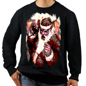 Jaket Sweater santa is coming to town