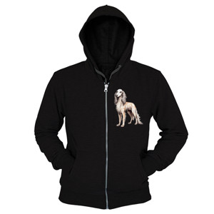 Hoodie Zipper Kaos Gambar Anjing 413