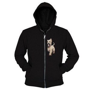 Hoodie Zipper Kaos Gambar Anjing 339