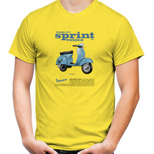 Kaos VESPA SPRINT | Veloce | Azzuro (light)