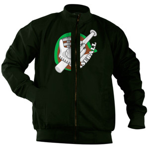 Jaket Bomber Baseball Logo