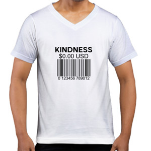 Kaos  Kindness Barcode T-Shirt
