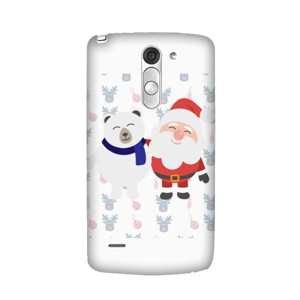 santa klaus dan polar bear Casing HP