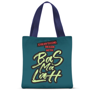 Tas Tote Fullprint BASMALAH