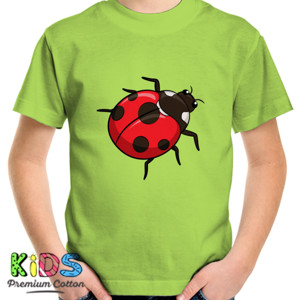 Kaos Gambar Kepik Merah