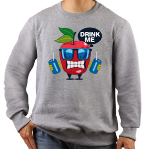 Jaket Sweater Apple Drink Me