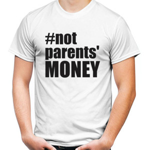 Kaos Distro Hashtag Not Parents' Money