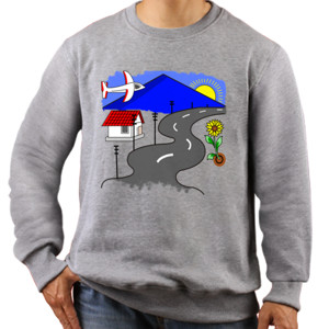 Jaket Sweater Pemandangan