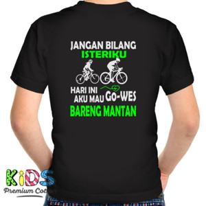Kaos Kaos Pria Pencinta Sepeda Design Belakang
