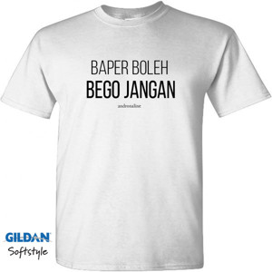 Kaos KP 01 - Baper boleh bego jangan
