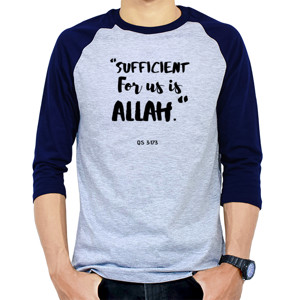 Kaos Raglan DAKWAH|SUFFICIENT FOR US IS ALLAH